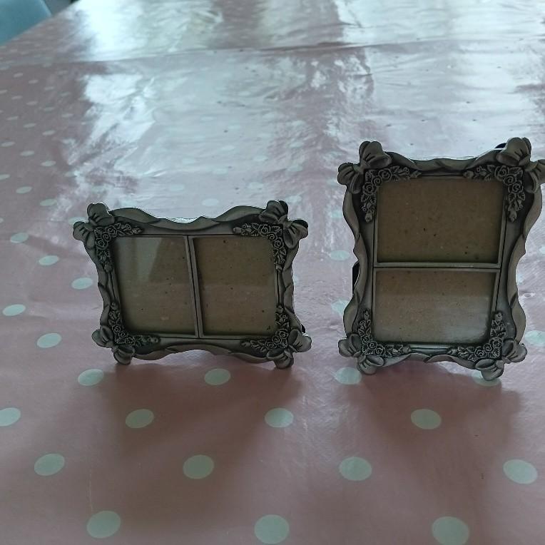 Gewerkte metalen schilderijtjes voor pasfoto, Verzenden