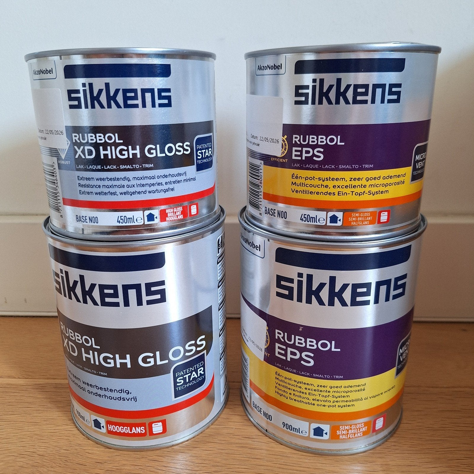 Nieuwe Sikkens Rubbol verf Groen-EPS en XD HighGloss, Ophalen of Verzenden, Nieuw