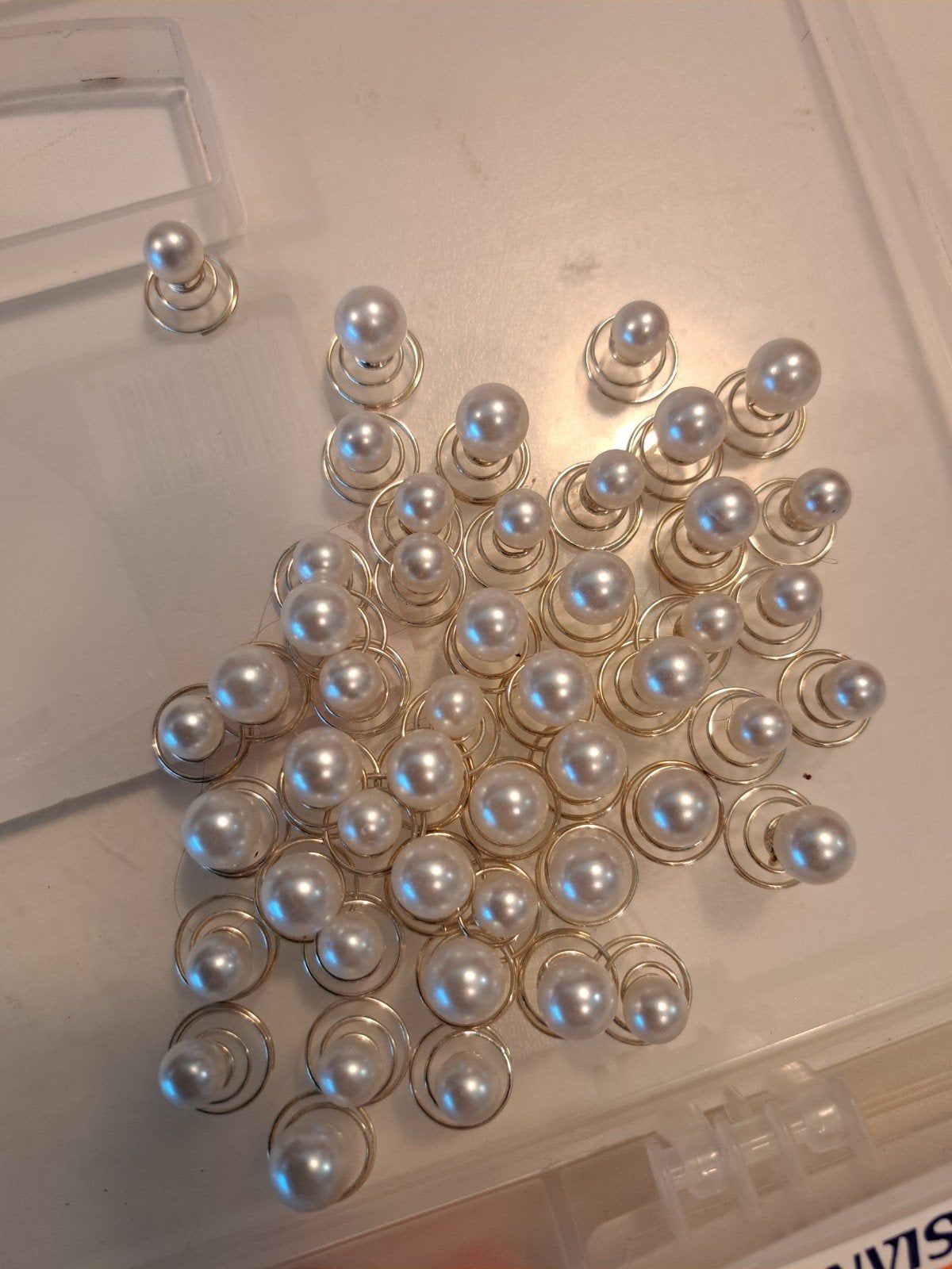 Spiraalvormige Haarsieraden met Parels (Curlies), Sieraden, Tassen en Uiterlijk, Ophalen of Verzenden, Nieuw, Haarspeld