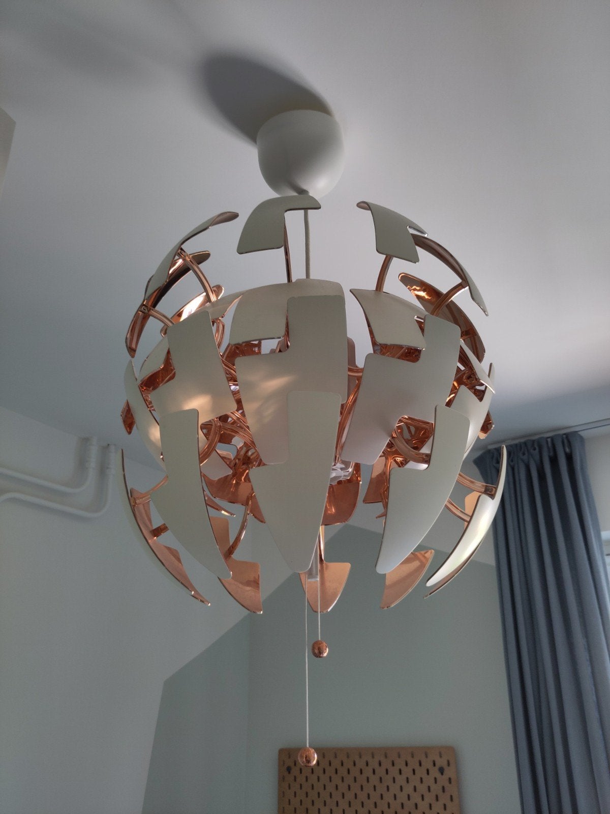 Ikea PS 2014 hanglamp koperkleur, Ophalen, Kunststof, Gebruikt, Hanglamp