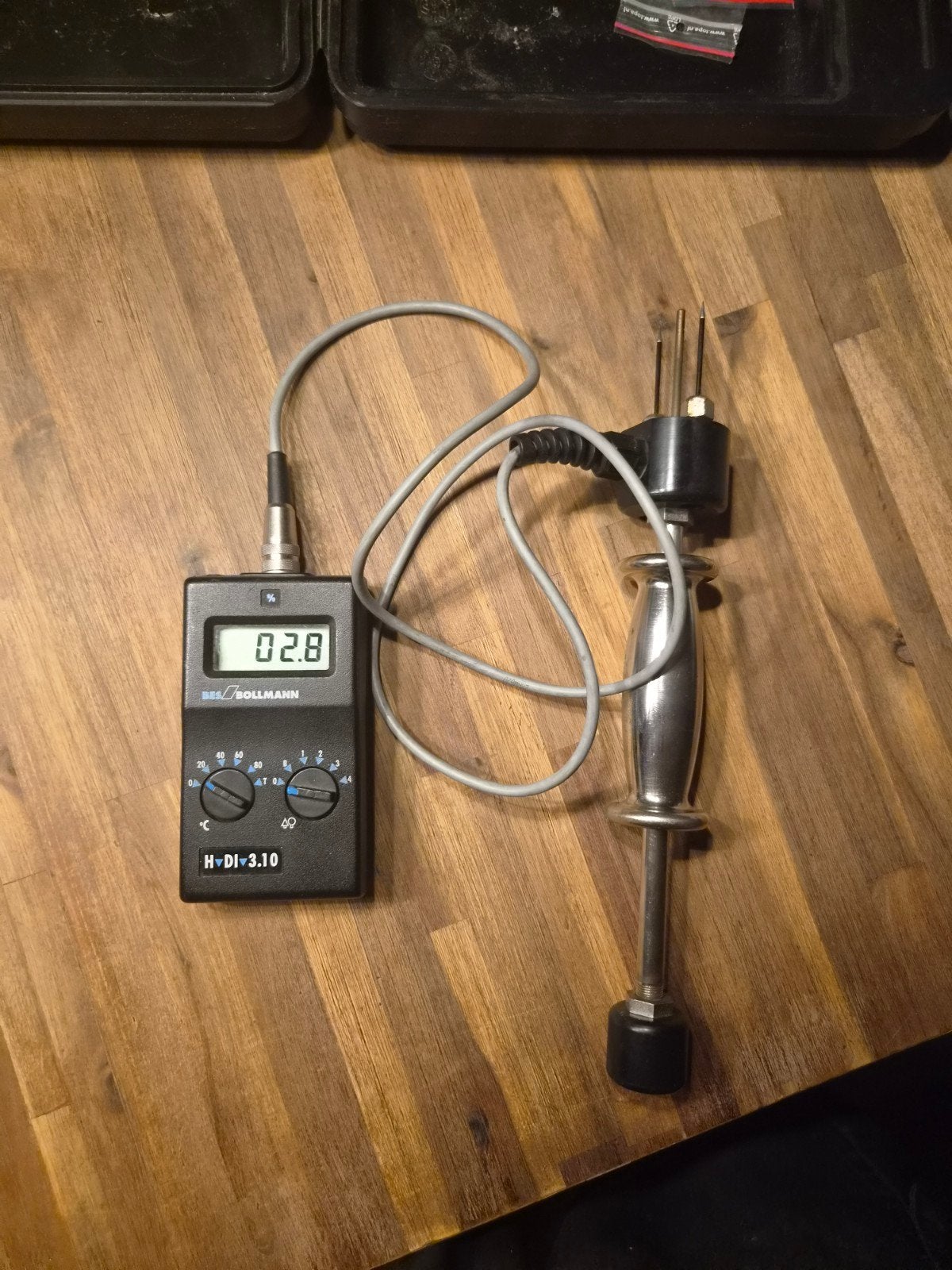 BES Bollmann H-DI 3.10 Vochtmeter met toebehoren, Ophalen of Verzenden