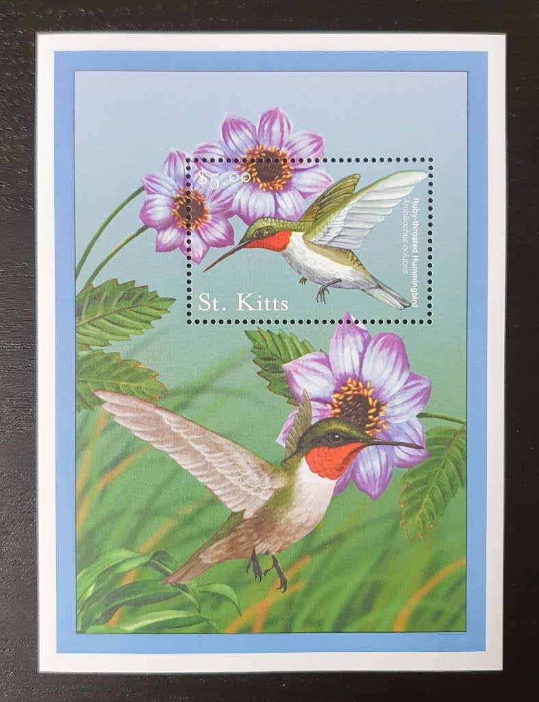 Saint Kitts 2001 Vogels Kolibrie Michel blok 27 pf, Verzenden, Postfris, Dier of Natuur