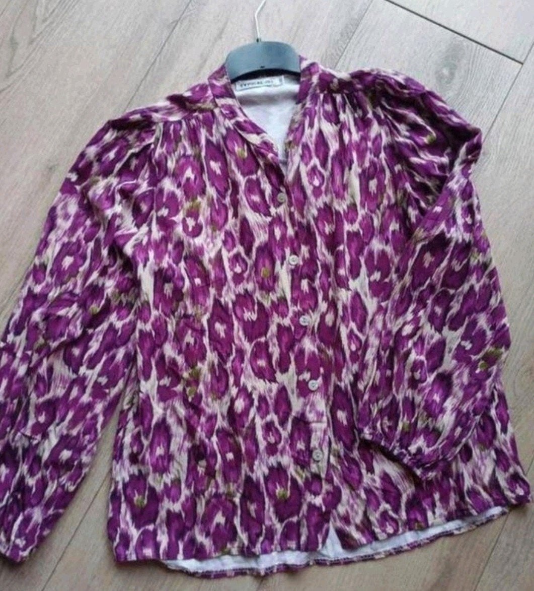 Blouse Jill maat M, izgs, Ophalen of Verzenden, Zo goed als nieuw, Maat 38/40 (M), Paars
