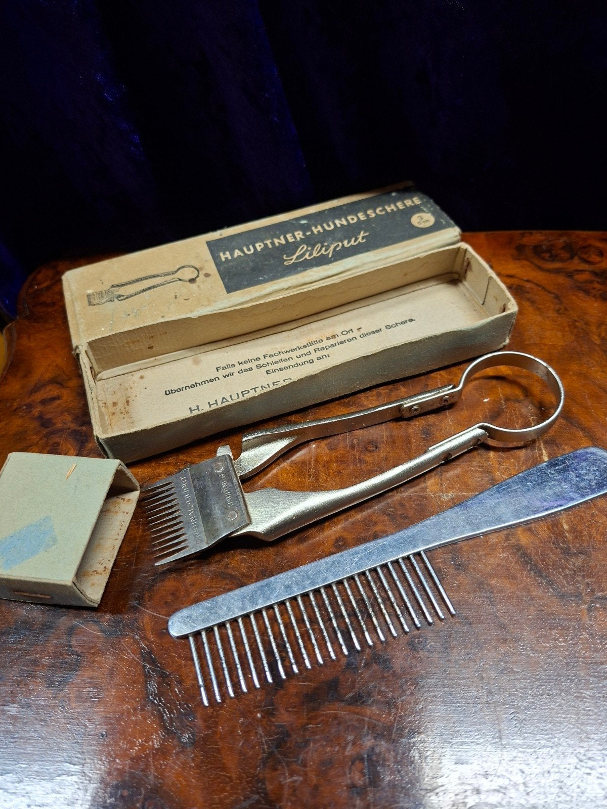 Antieke Hauptner Liliput hondentondeuse Solingen + doos, Ophalen of Verzenden