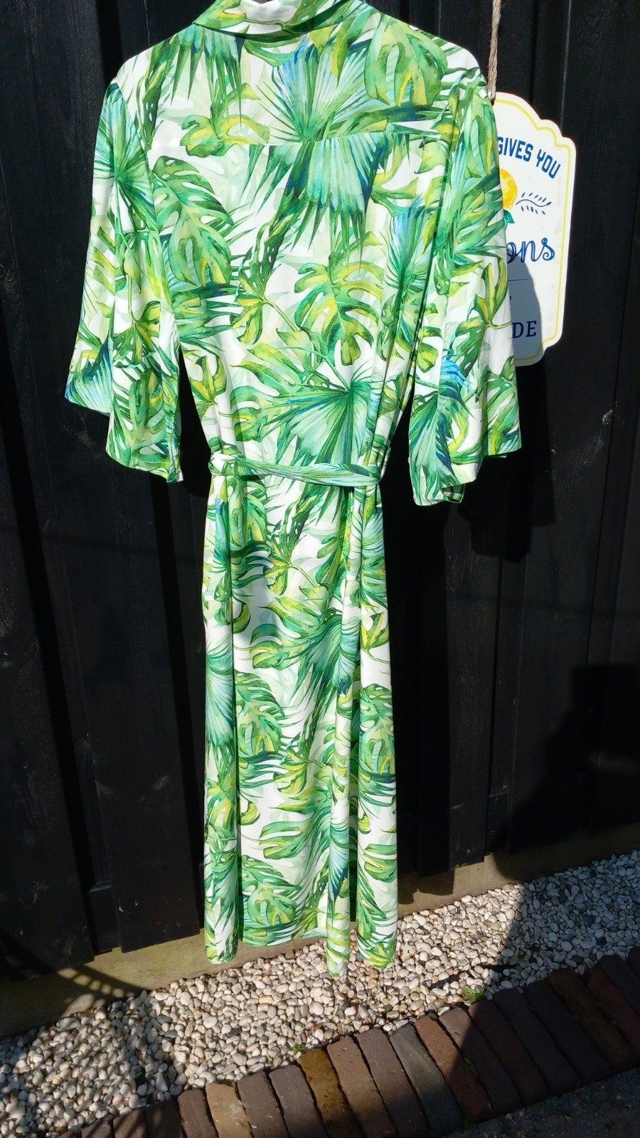 Smashed Lemon jurk met print maat XL groen/wit, Maat 46/48 (XL) of groter, Ophalen of Verzenden, Zo goed als nieuw, Smashed Lemon