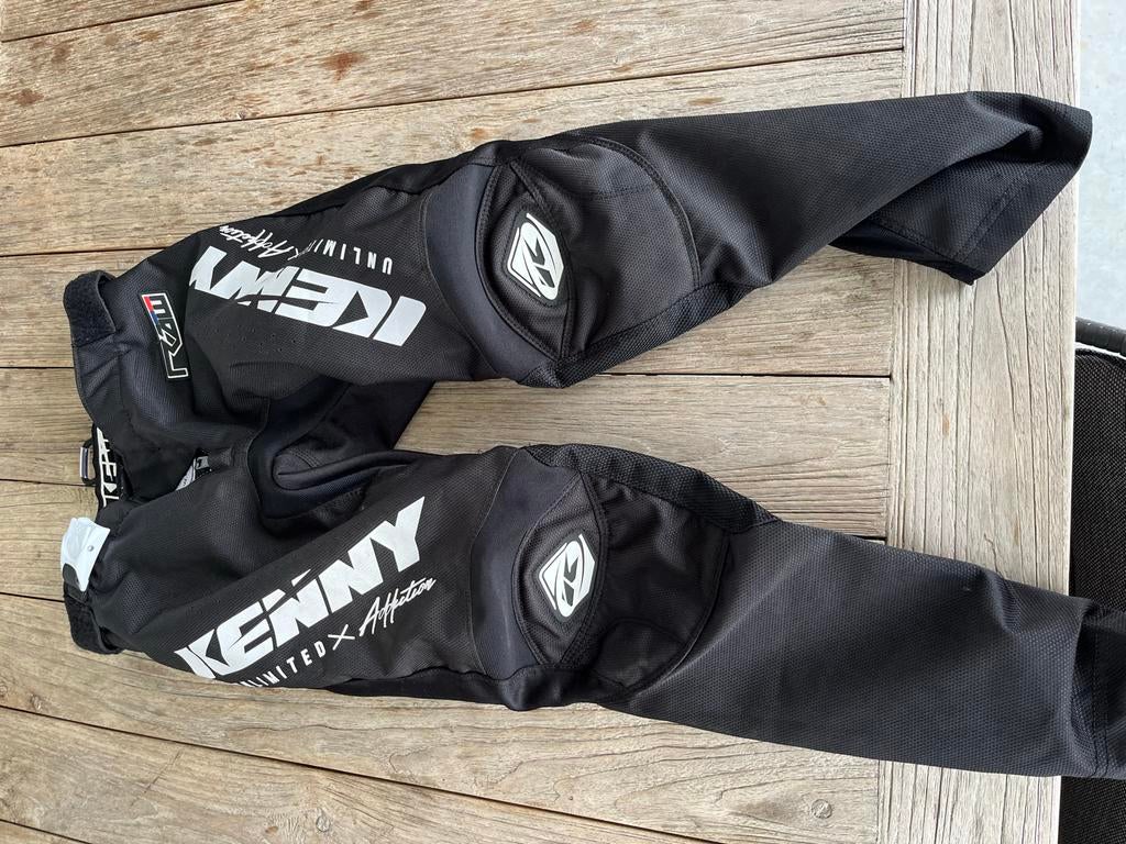 Kenny motorcrossbroek - Zwart, Motoren, Kleding | Motorkleding, Ophalen of Verzenden, Tweedehands, Heren, Motorcrosskleding