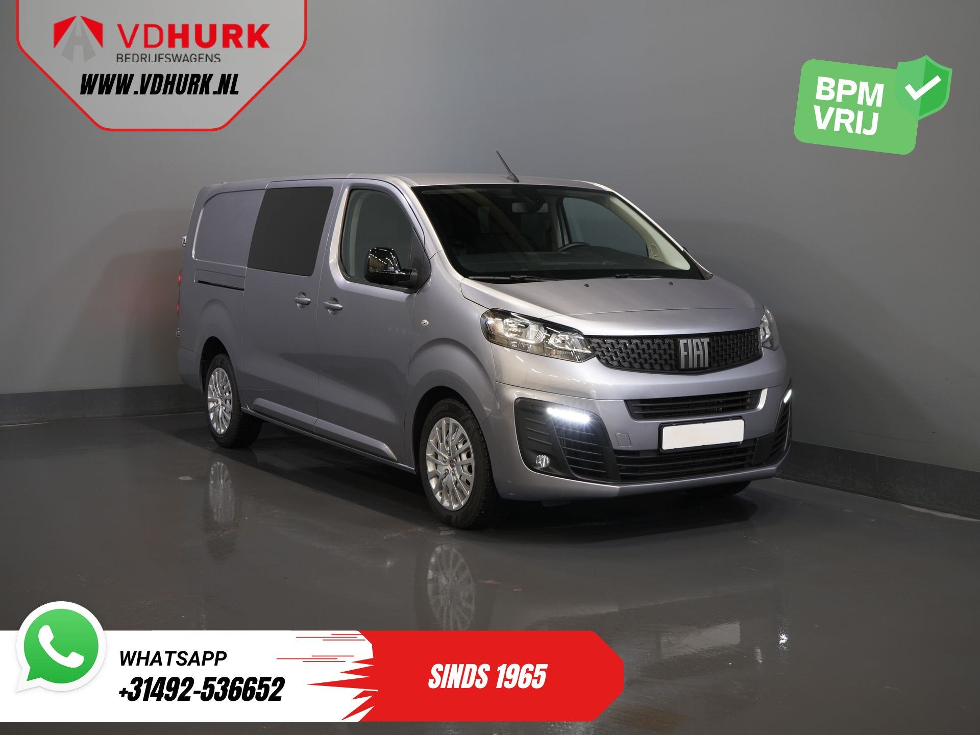 Peugeot Expert (Fiat Scudo) 2.0 MJ 145 pk DC Dubbel Cabine 6, Auto's, Voorwielaandrijving, 145 pk, Stof, Gebruikt