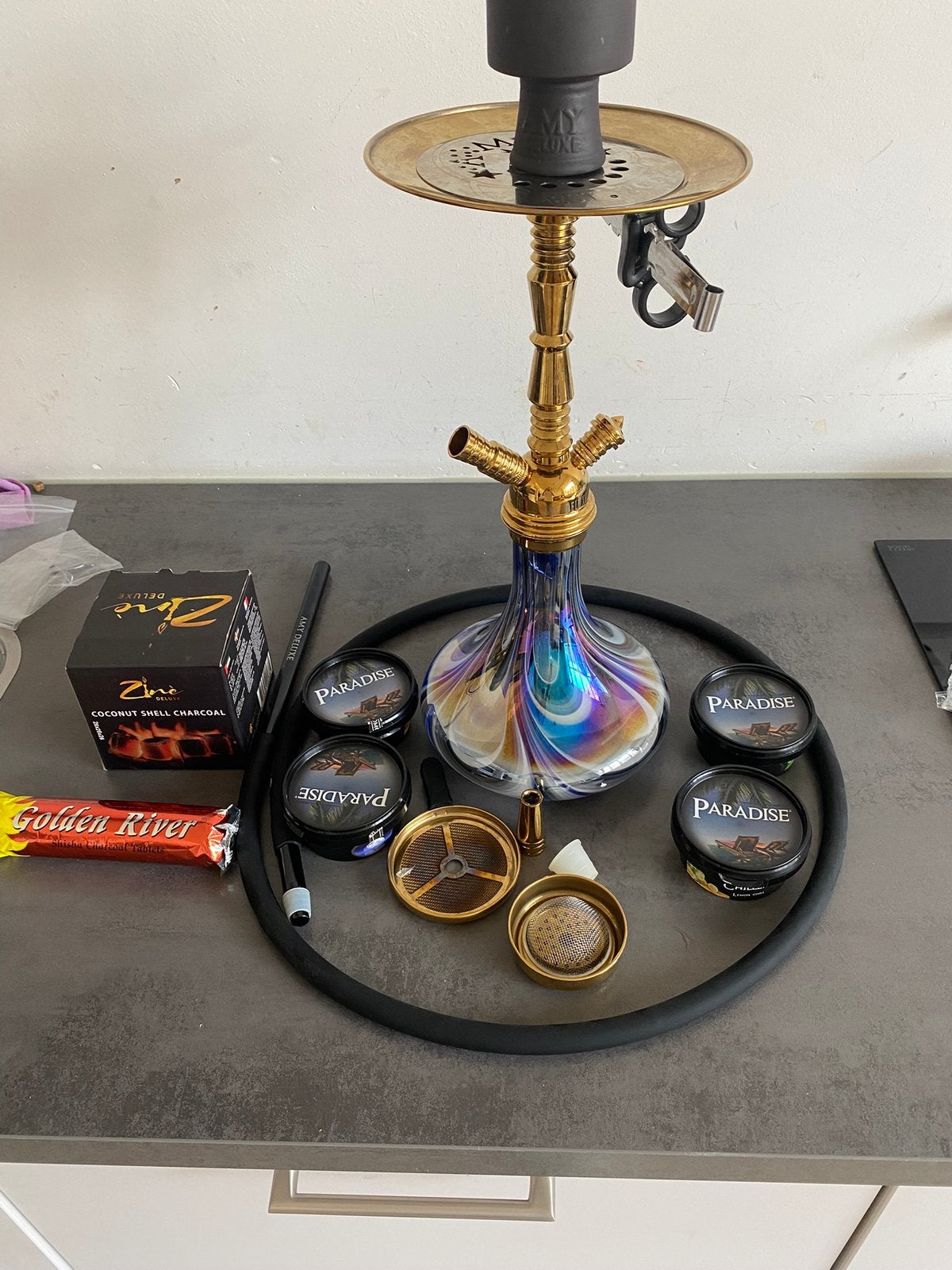 Waterpijp amy deluxe, Ophalen, Zo goed als nieuw, (Water)pijp
