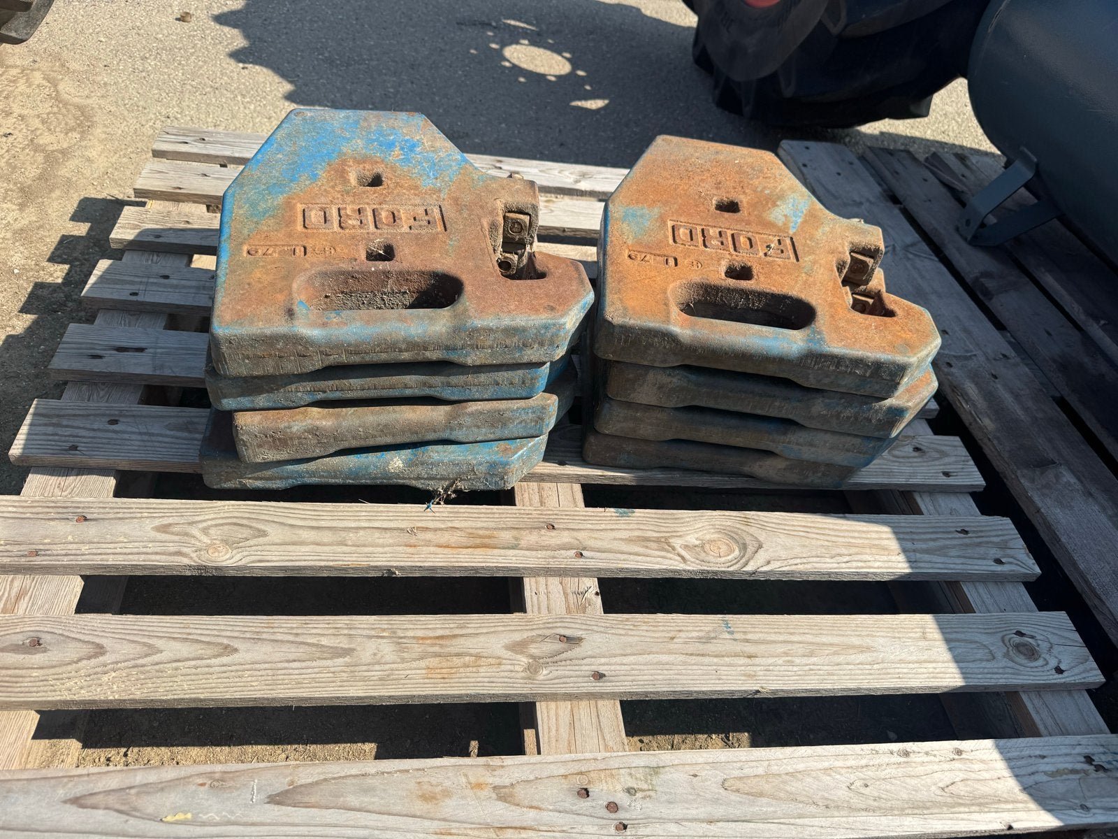 Ford frontgewichten 35 kg, Ophalen