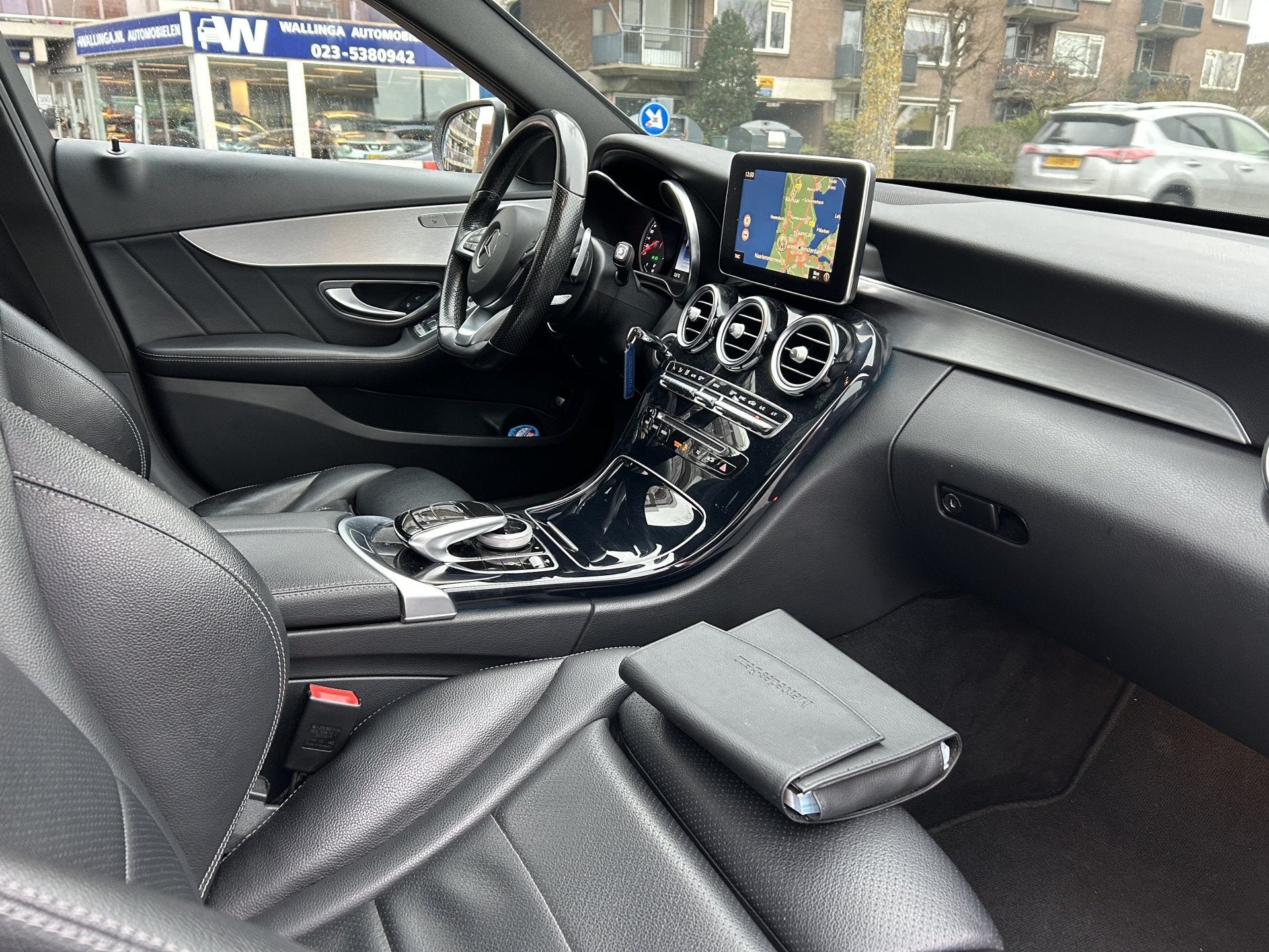 Mercedes-Benz C-Klasse Estate 220 CDI Prestige panodak leer, Auto's, Achterwielaandrijving, 4 cilinders, Wit, Leder