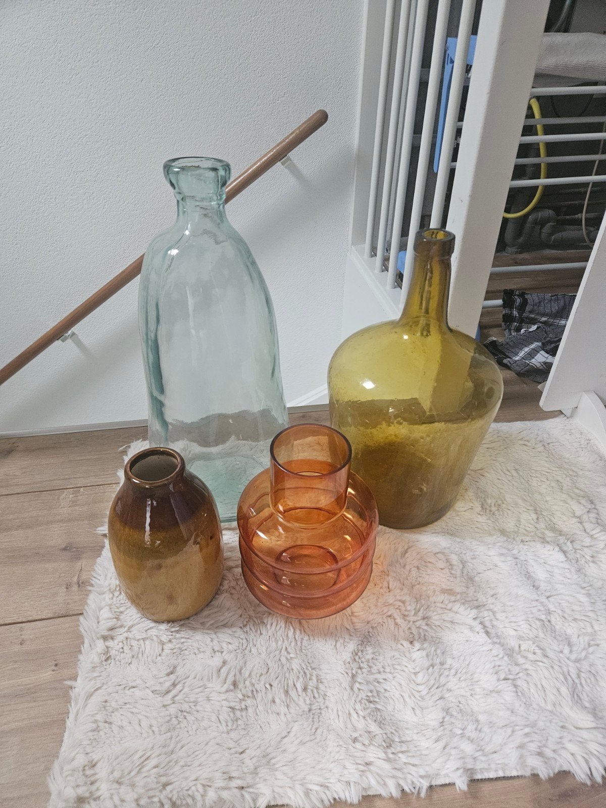 Decoratieve vazen set - Glas en keramiek, Ophalen