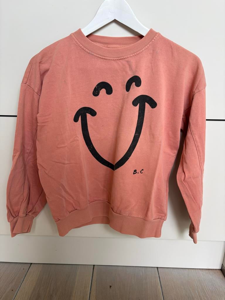 Bobo Choses sweater met smiley - Maat 10-11 jaar, Ophalen of Verzenden, Gebruikt, Jongen of Meisje, Trui of Vest