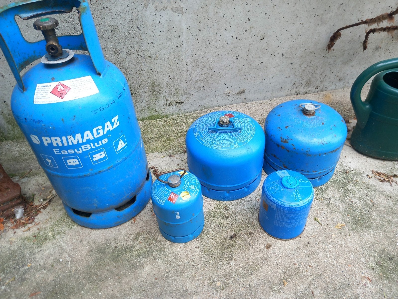 Primagaz en Campingaz gasflessen en prikpatronen, Caravans en Kamperen, Ophalen of Verzenden, Gebruikt