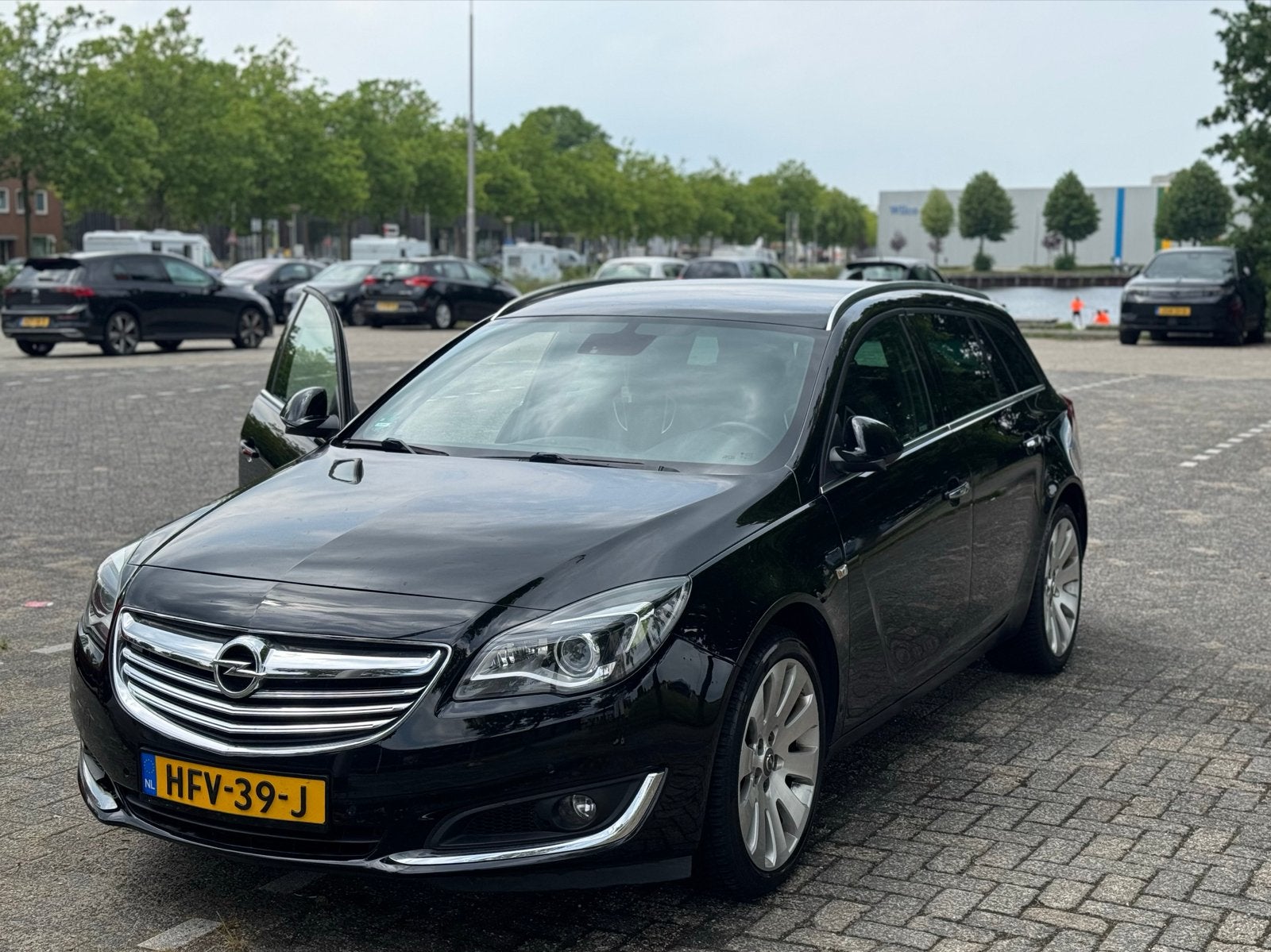 Opel Insignia 2.0 Turbo 250pk 4x4 Aut 2017 Zwart, Auto's, Opel, Particulier, Insignia, Benzine, Stationwagon, Automaat, Geïmporteerd