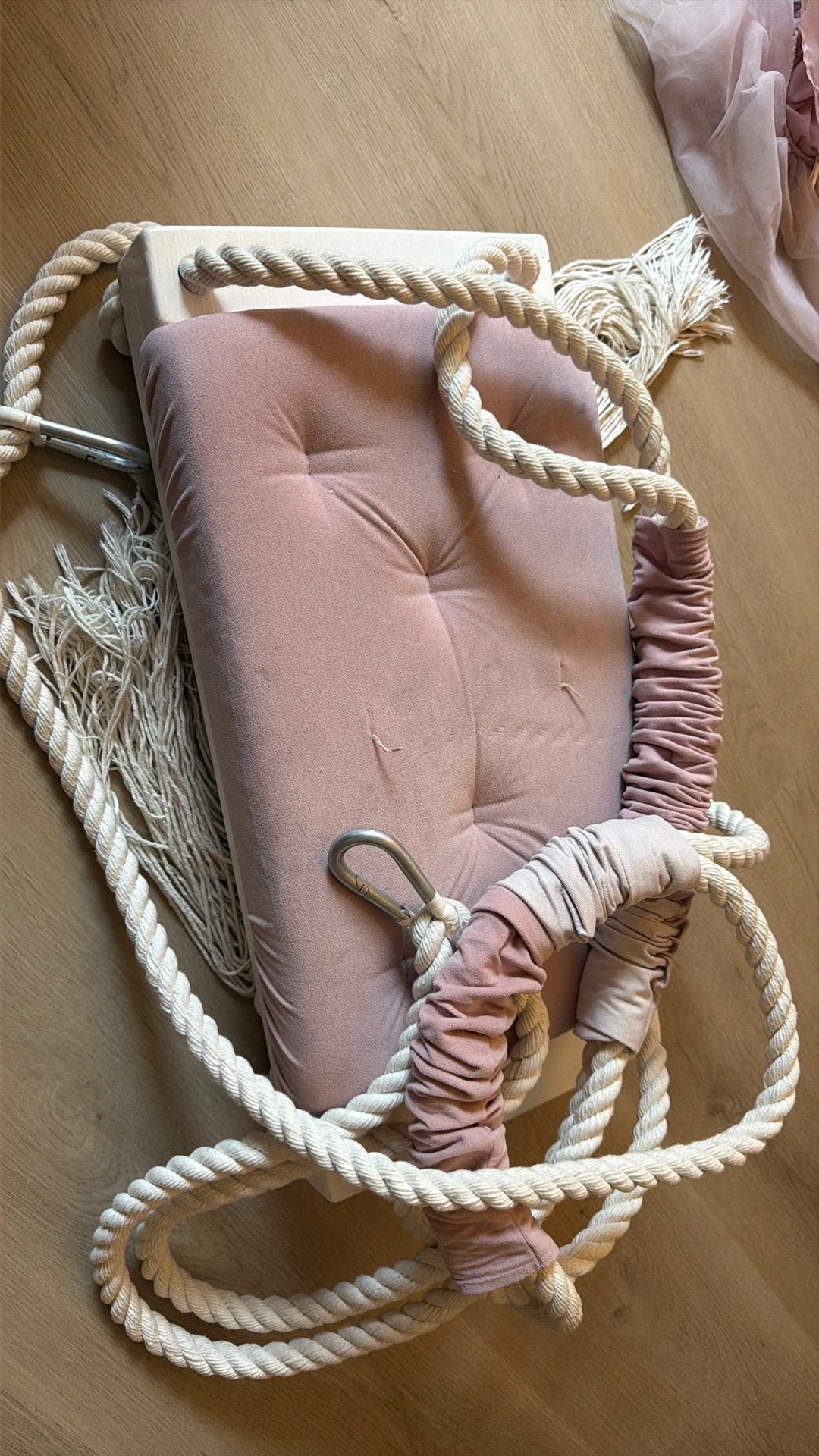 Schommel kinderkamer roze, Ophalen, Zo goed als nieuw, Lamp