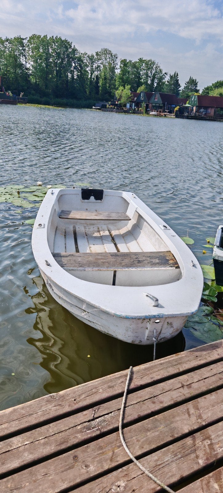 Stabiele boot 290x120cm, vaarklaar (excl. motor/roeispanen), Watersport en Boten, Ophalen of Verzenden, Gebruikt