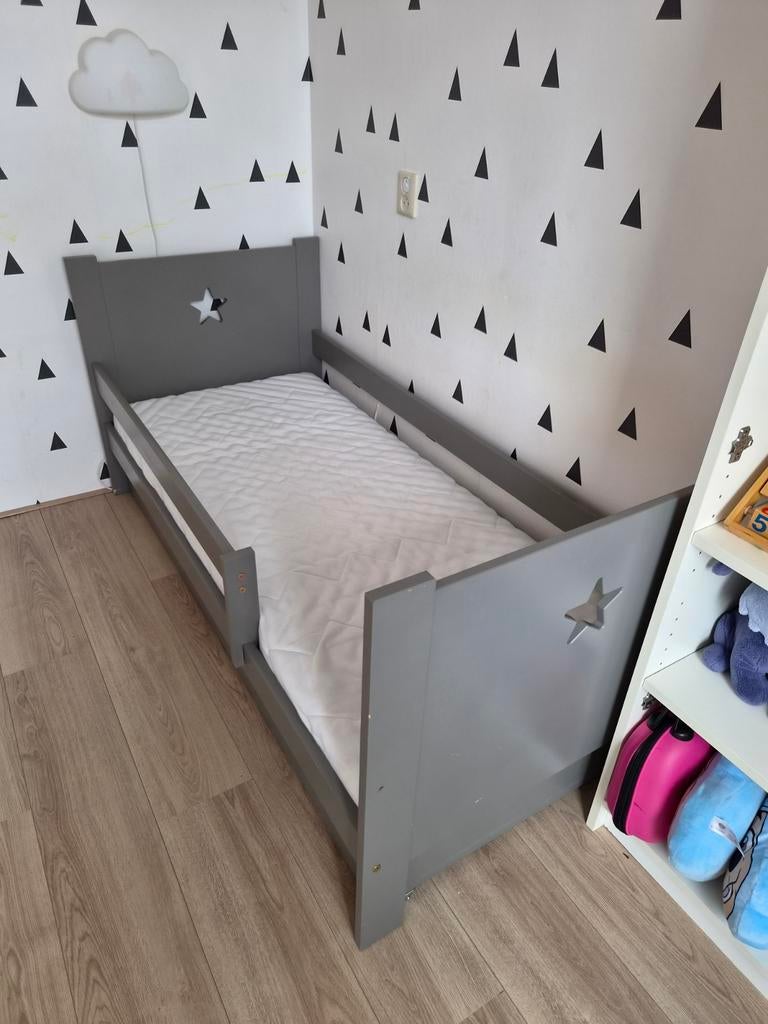 Petite Amelie Peuterbed 160x70 incl. lade, Ophalen, 140 tot 160 cm, 70 tot 85 cm, Lattenbodem