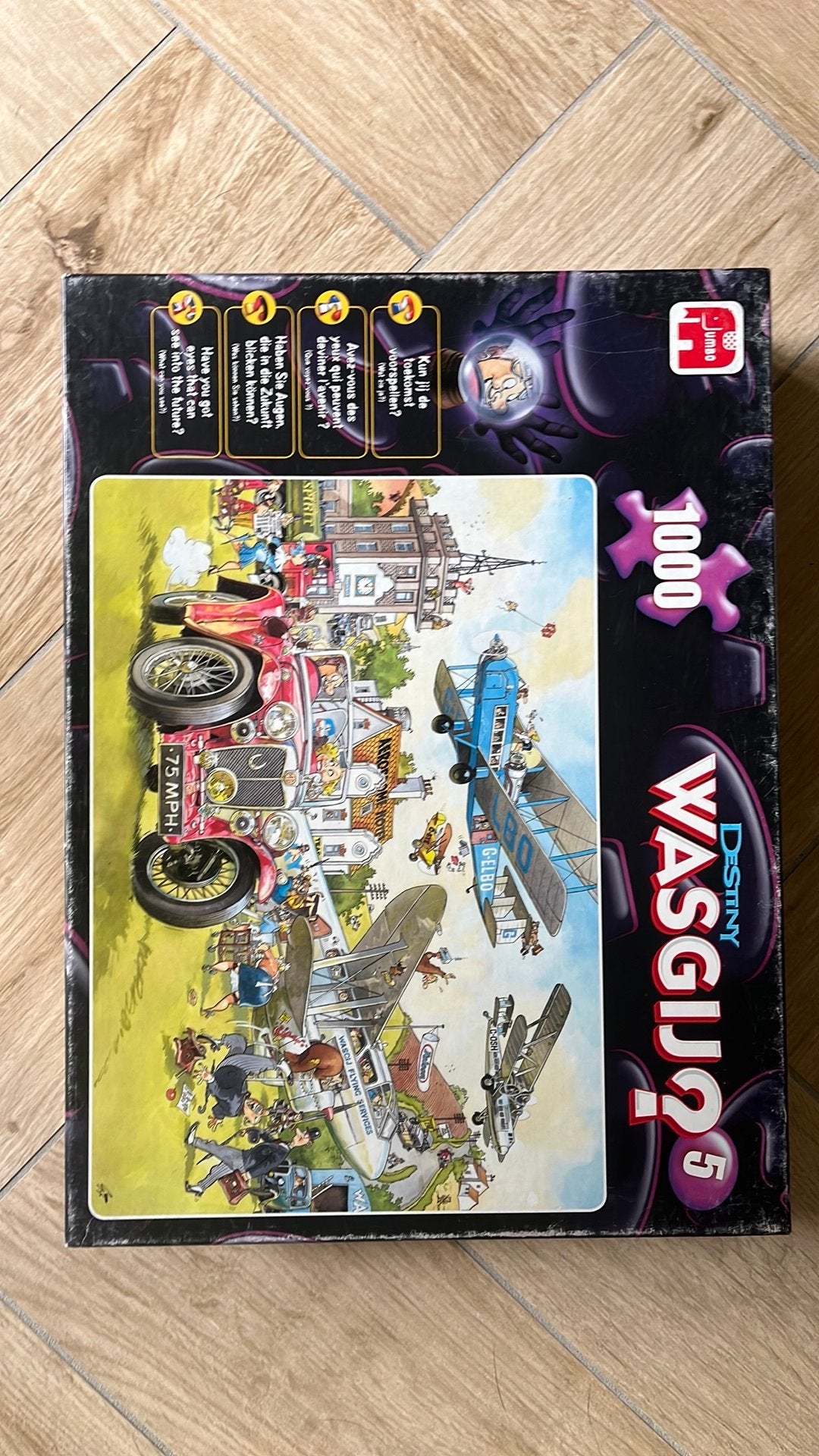 Wasgij destiny legpuzzel nummer 5 tijdreizigers, Hobby en Vrije tijd, Ophalen of Verzenden, 500 t/m 1500 stukjes, Zo goed als nieuw