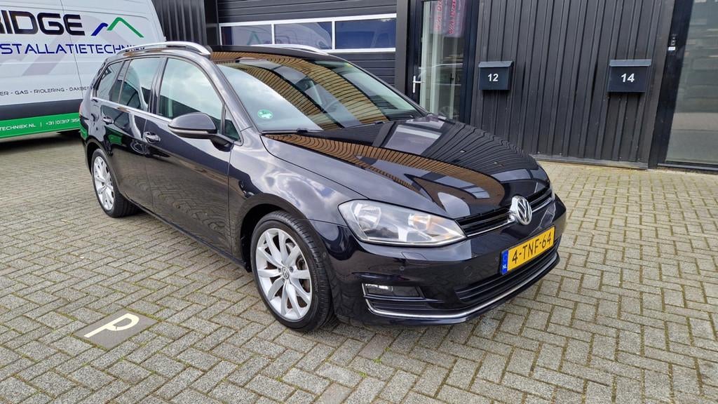Volkswagen Golf Variant 1.4 TSI Highline Automaat DSG Navi, Euro 5, Gebruikt, 4 cilinders, Leder en Stof