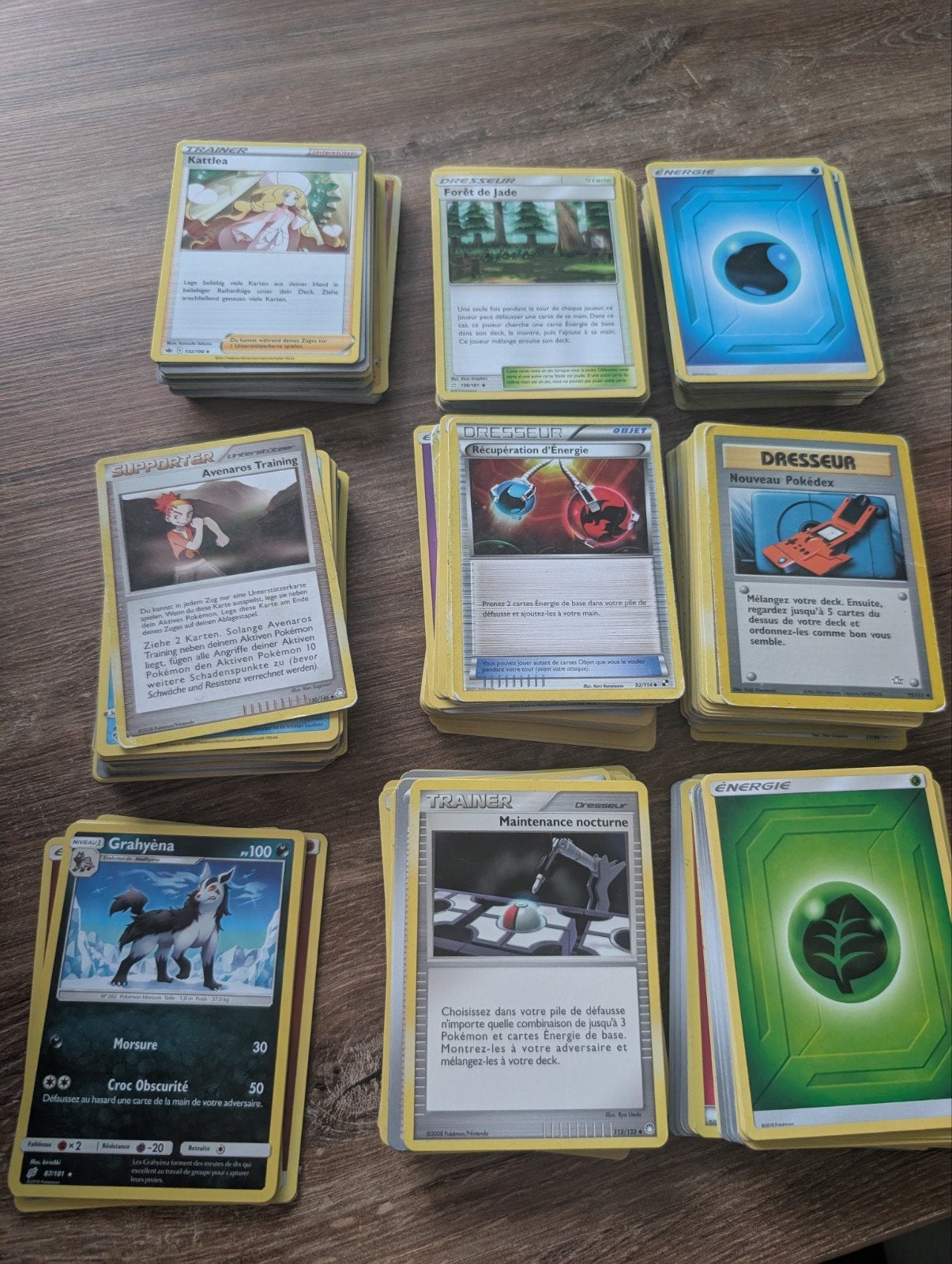 400 Franse Pokémon kaarten - Normal, Ophalen of Verzenden, Zo goed als nieuw, Meerdere kaarten