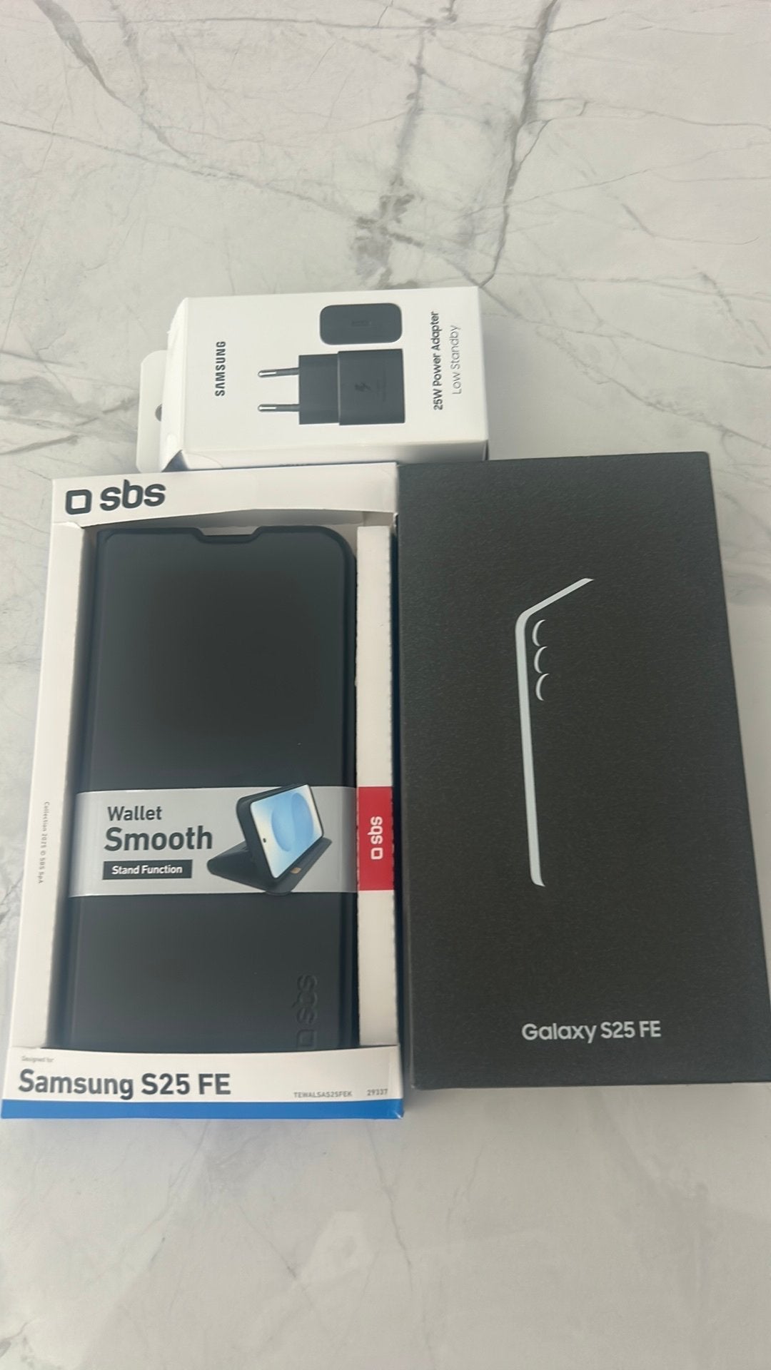 Samsun s25 fe 128 gb zwart, Ophalen, Nieuw