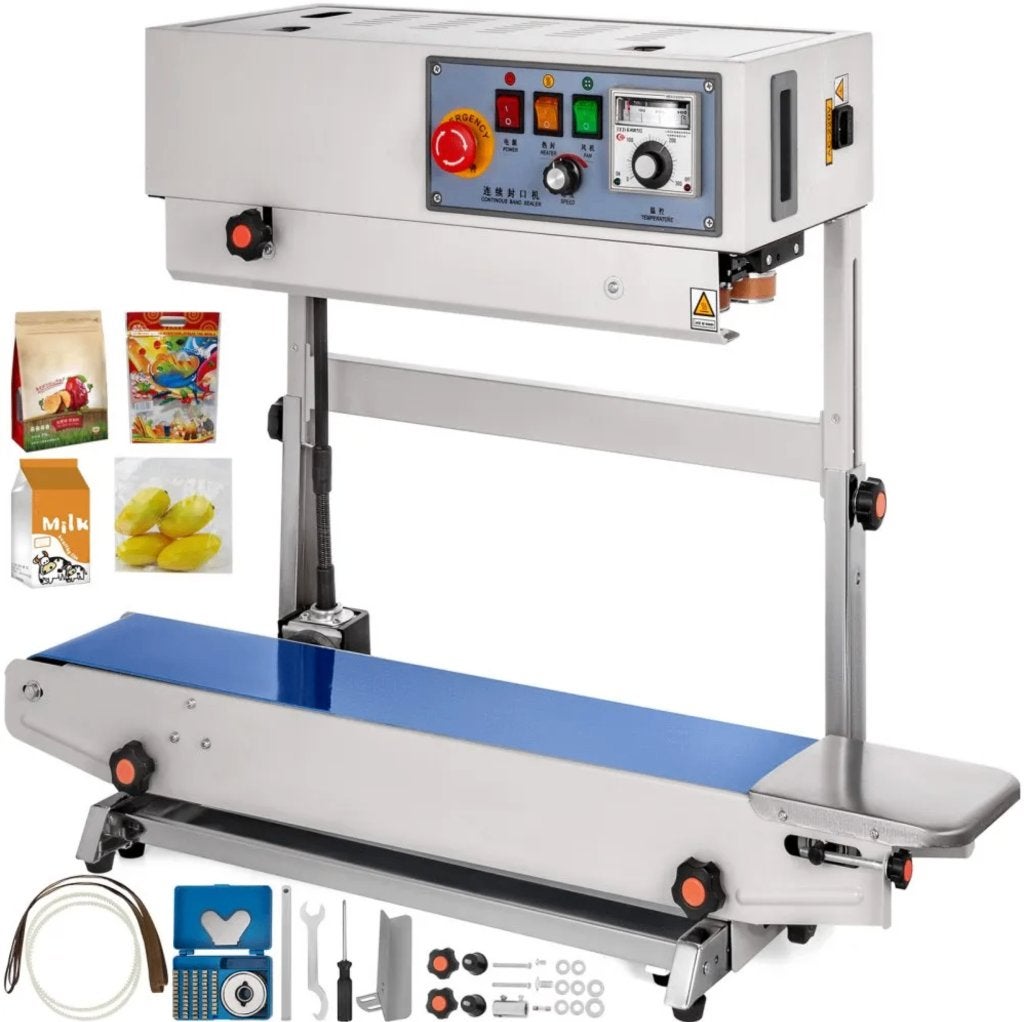 VEVOR FR770 Vertical Continuous Band Sealer, barely used, Ophalen, Zo goed als nieuw, Metaal, Overige merken