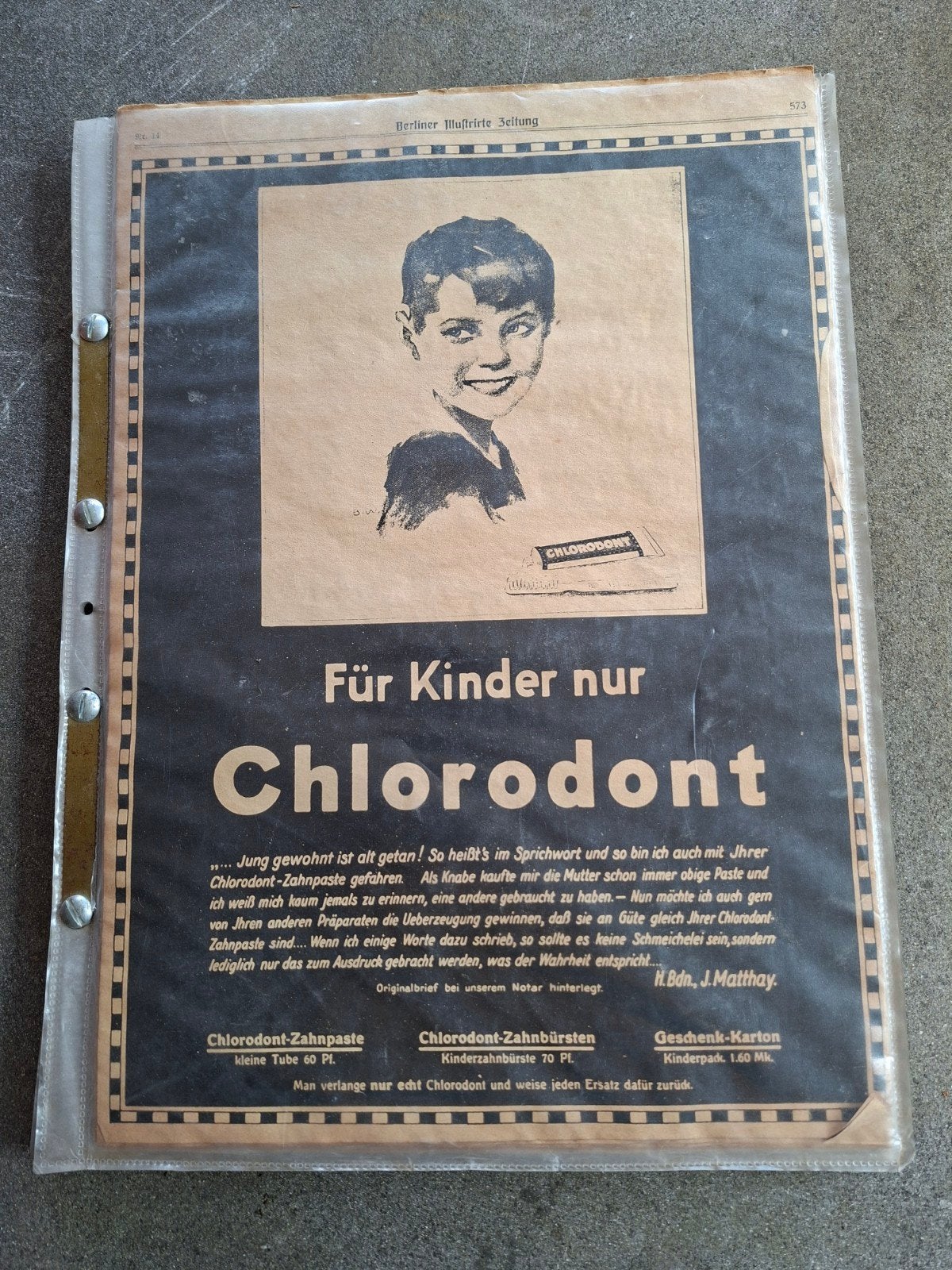 50x REKLAME Chorodont  Tandpasta Advertenties (voor 195, Ophalen of Verzenden, 1940 tot 1960, Buitenland