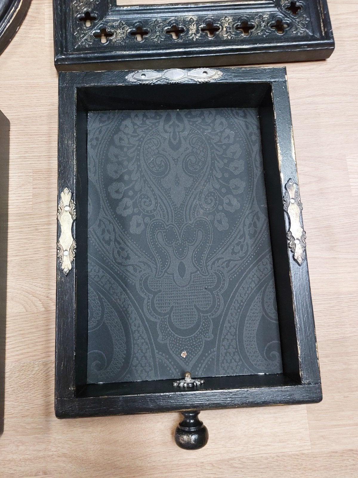 zwarte fotolijsten met goud, Ophalen of Verzenden