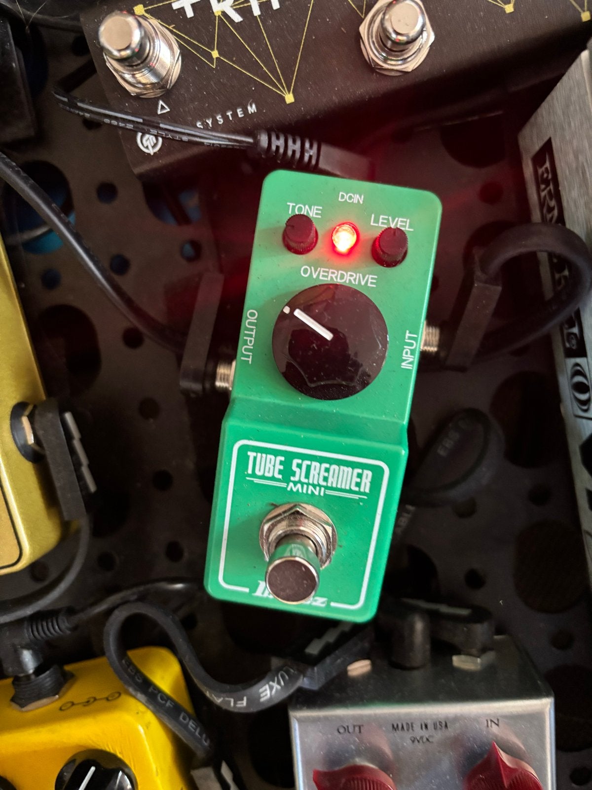 Ibanez Tube Screamer Mini Overdrive Pedaal, Ophalen of Verzenden, Zo goed als nieuw, Distortion, Overdrive of Fuzz