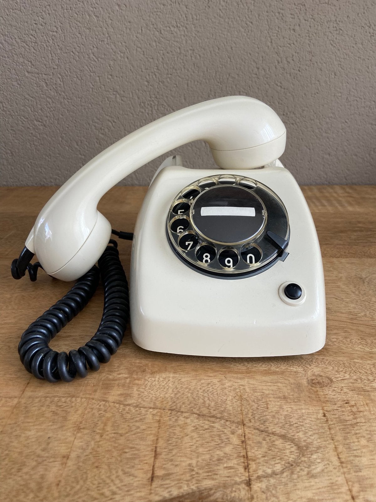 PTT type T65 de Luxe ivoor met draaischijf, Ophalen of Verzenden, Zo goed als nieuw, Met draaischijf