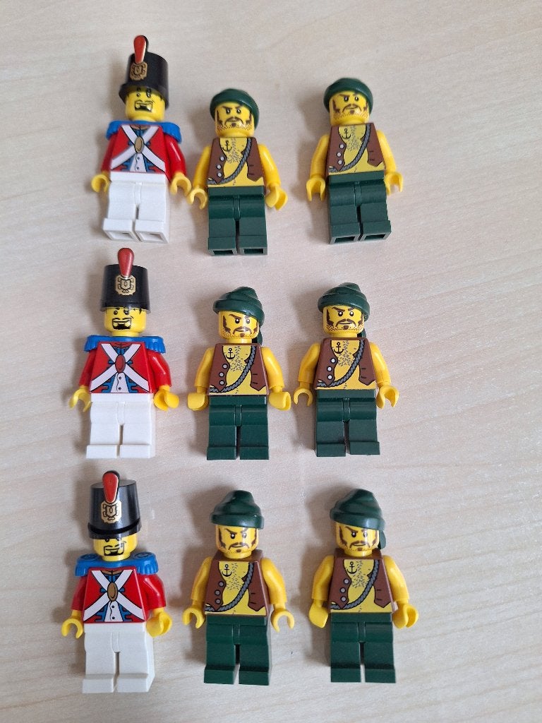 * Lego Kasteel : 1 Imperial Soldier en 2 Piraten, 3 setjes *, Lego, Zo goed als nieuw, Minifiguur, Pirates
