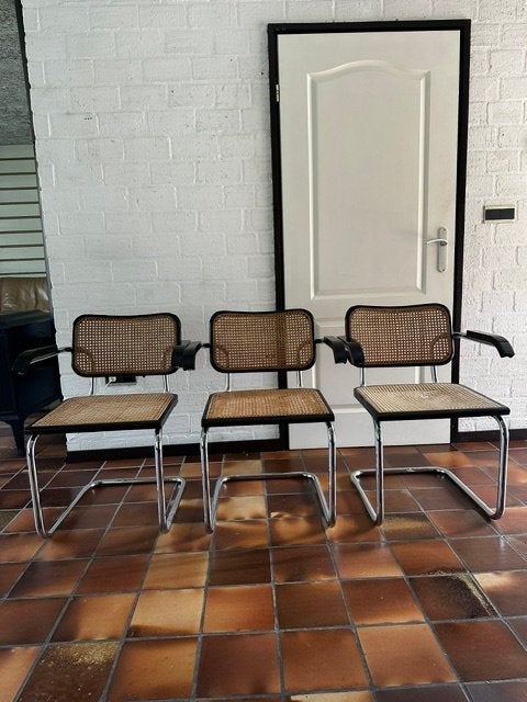 3 stoelen, Huis en Inrichting, Gebruikt, Ophalen of Verzenden, Drie, Hout
