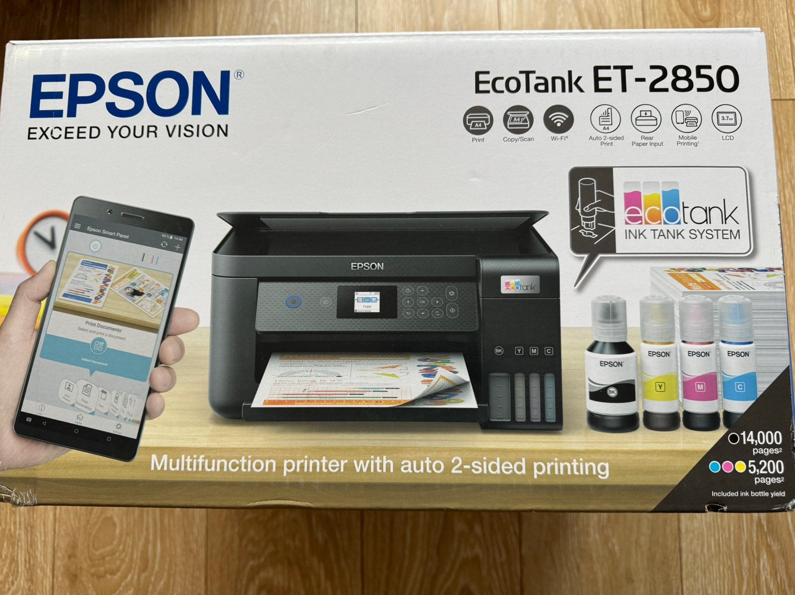 Epson ecotank et 2850, Computers en Software, Ophalen, Kleur printen, Printer, Inkjetprinter