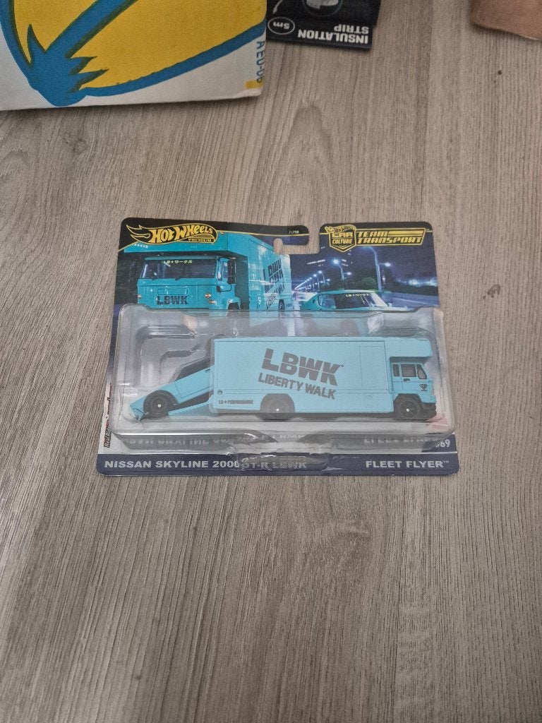 Hot Wheels Team Transport NISSAN SKYLINE 2000GT-R LBWK FLEET, Ophalen of Verzenden, Nieuw, Auto