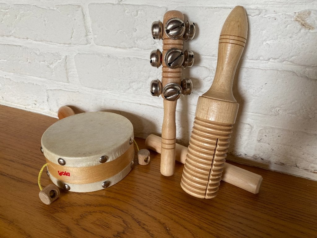 Houten Muziekinstrumenten, Ophalen, Gebruikt