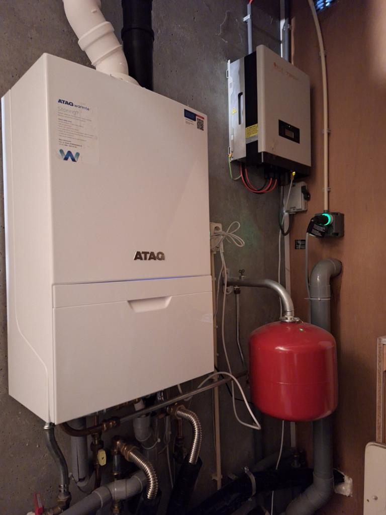 CV ketel ATAG i28 EC Zone, Doe-het-zelf en Verbouw, Verwarming en Radiatoren, Ophalen, 30 tot 80 cm, Gebruikt, Hoog rendement (Hr)