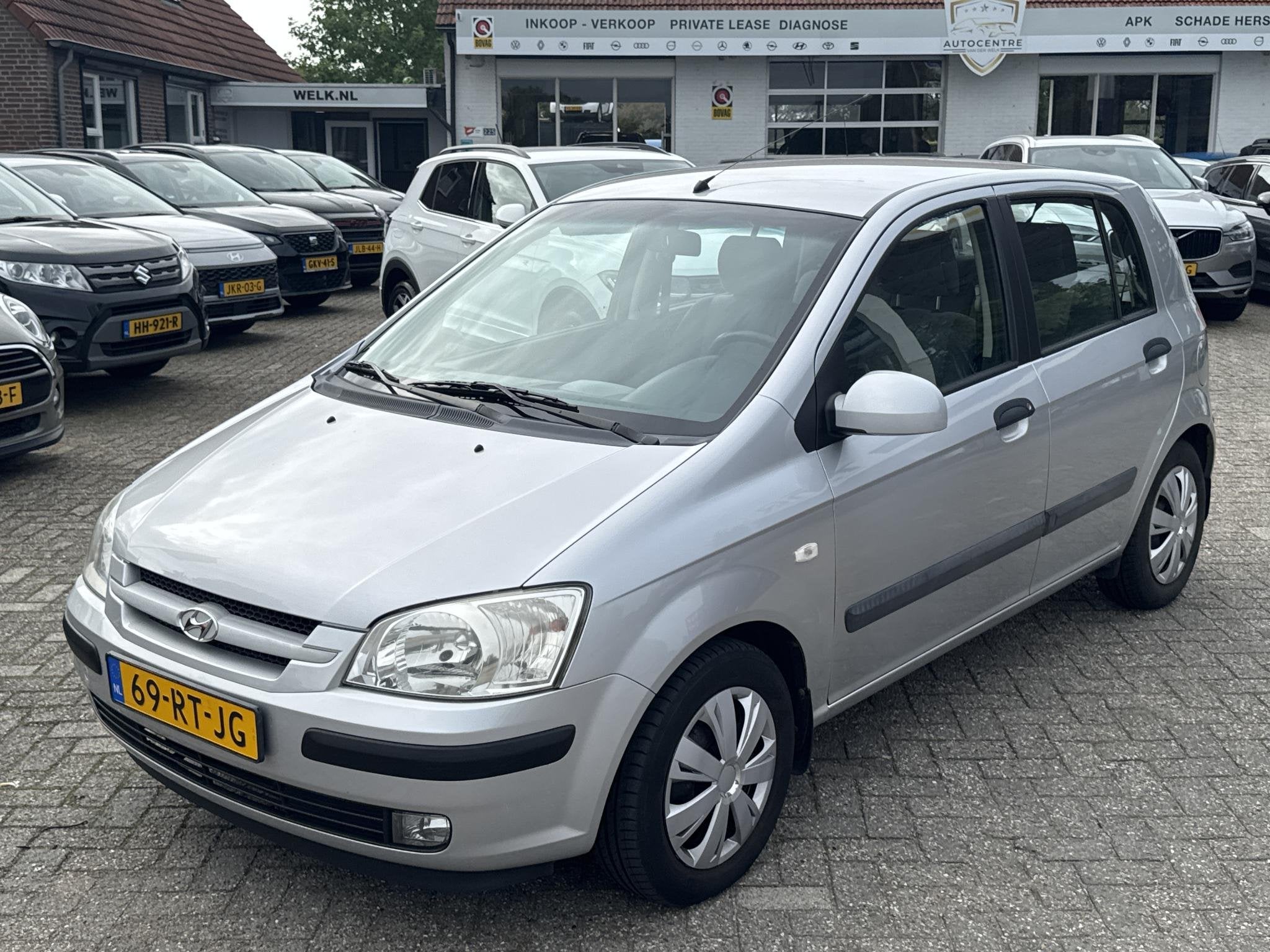 Hyundai Getz 1.3i GLS, 4 cilinders, 82 pk, Getz, Zilver of Grijs