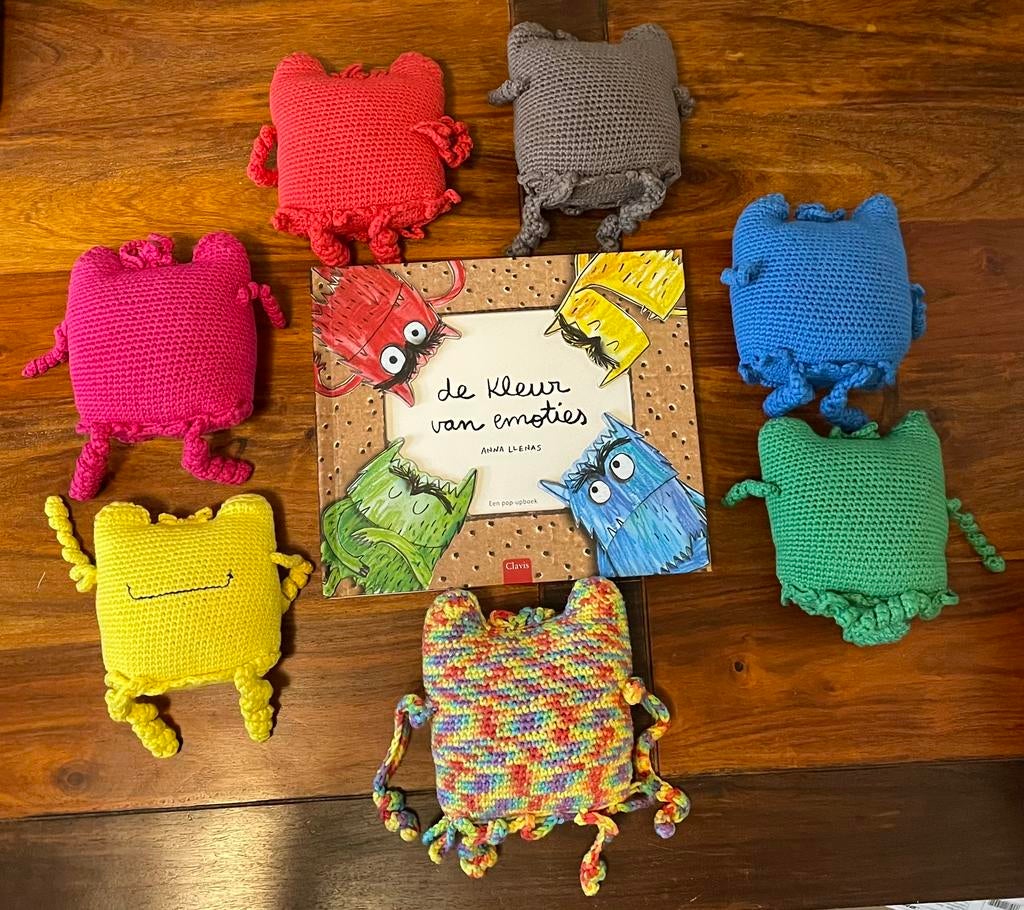 Nieuw Kleuren monster knuffels TEAB excl. boek, Ophalen of Verzenden, Nieuw