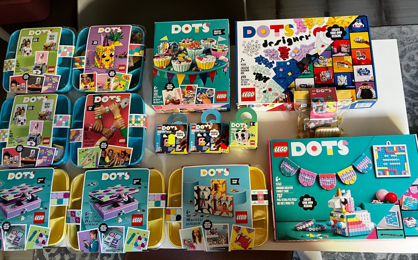 Grote collectie LEGO DOTS sets en losse dots, Ophalen of Verzenden, Gebruikt, Lego