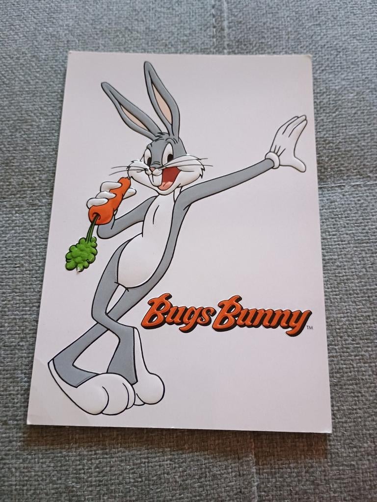 Bugs Bunny ansichtkaart, Verzamelen, Ophalen of Verzenden, Overige figuren, Overige typen