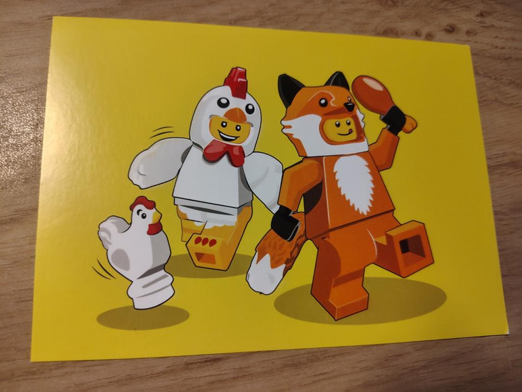 LEGO Ansichtkaart Kinderpostzegels, Ophalen of Verzenden, 1980 tot heden