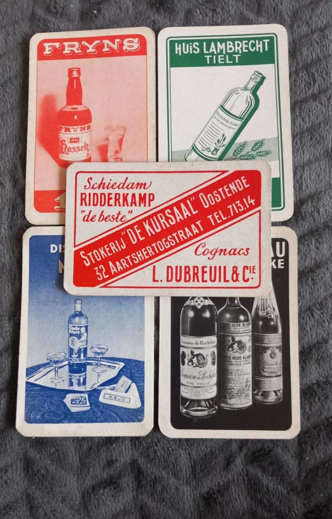 Lotje Jenever Speelkaarten Joker Frijns Schiedam Oostende, Ophalen of Verzenden, Gebruikt, Speelkaart(en)