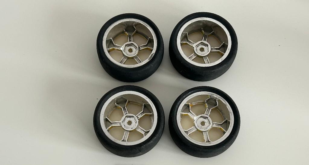 4x banden onroad 1/10 rc auto, Hobby en Vrije tijd, Modelbouw | Radiografisch | Auto's, Ophalen of Verzenden, Gebruikt, Onderdeel