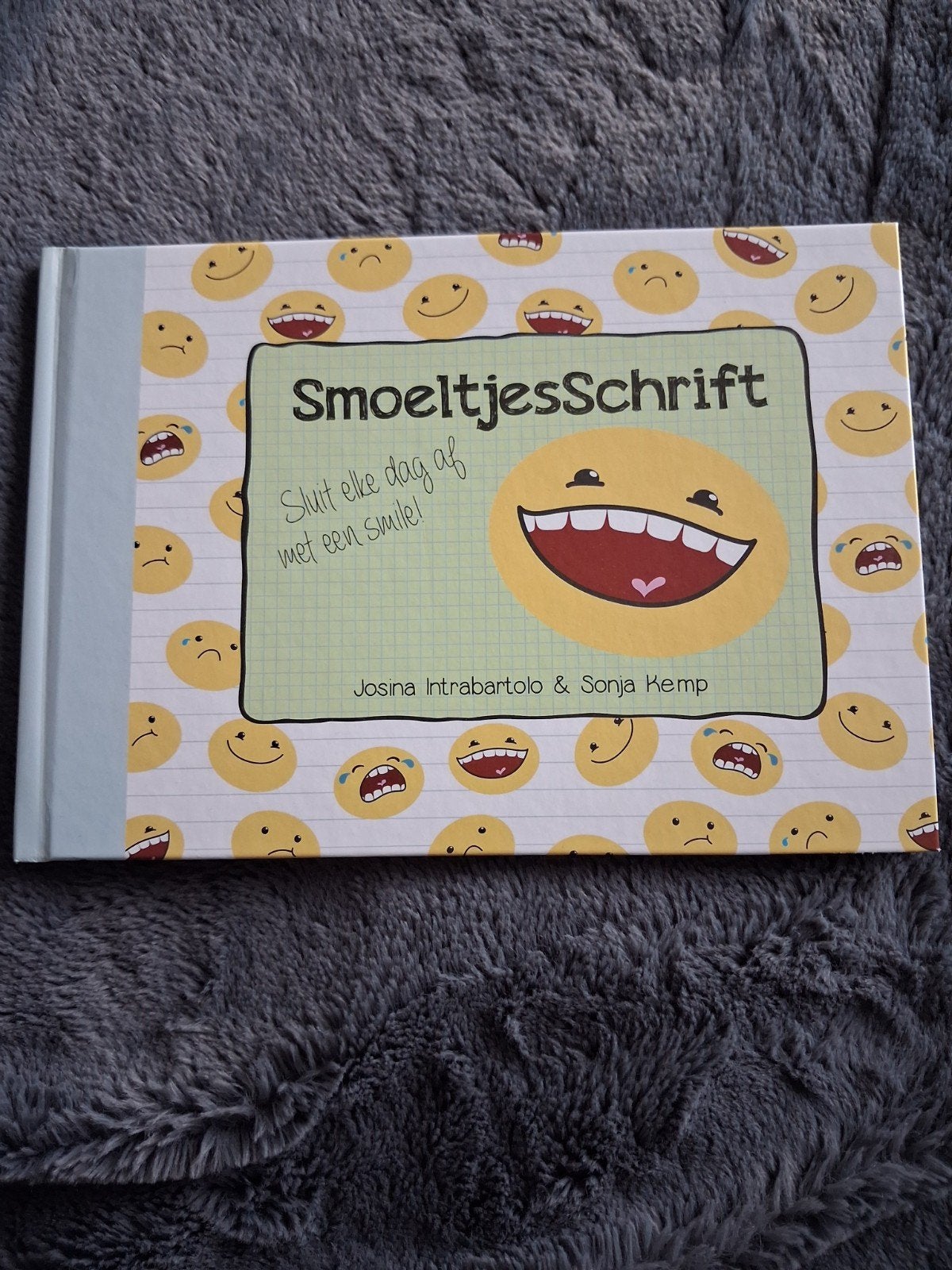 Smoeltjesschrift - Sluit elke dag af met een smile!, Boeken, Ophalen of Verzenden, Zo goed als nieuw, Josina Intrabartolo & Sonja Kemp
