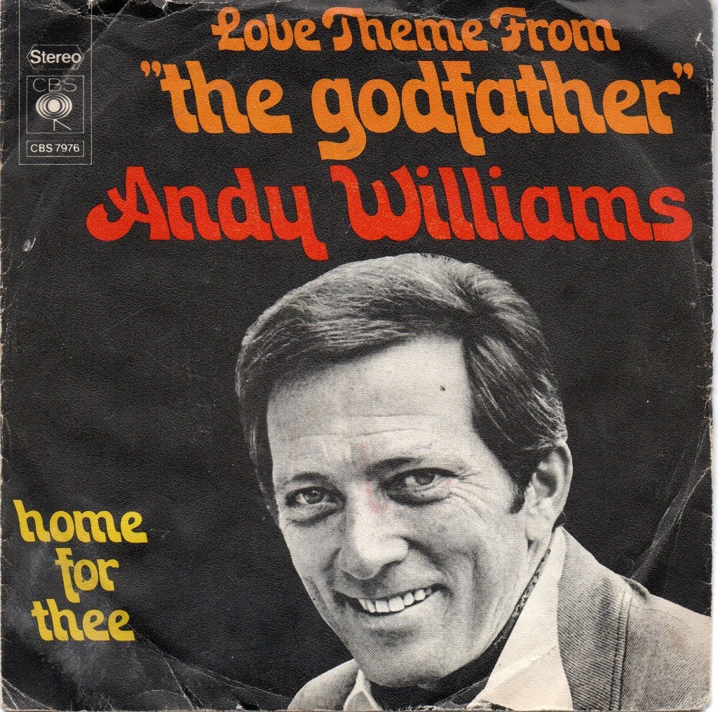 Andy Williams - love them from The Godfather, Gebruikt, 7 inch, Ophalen of Verzenden, Pop