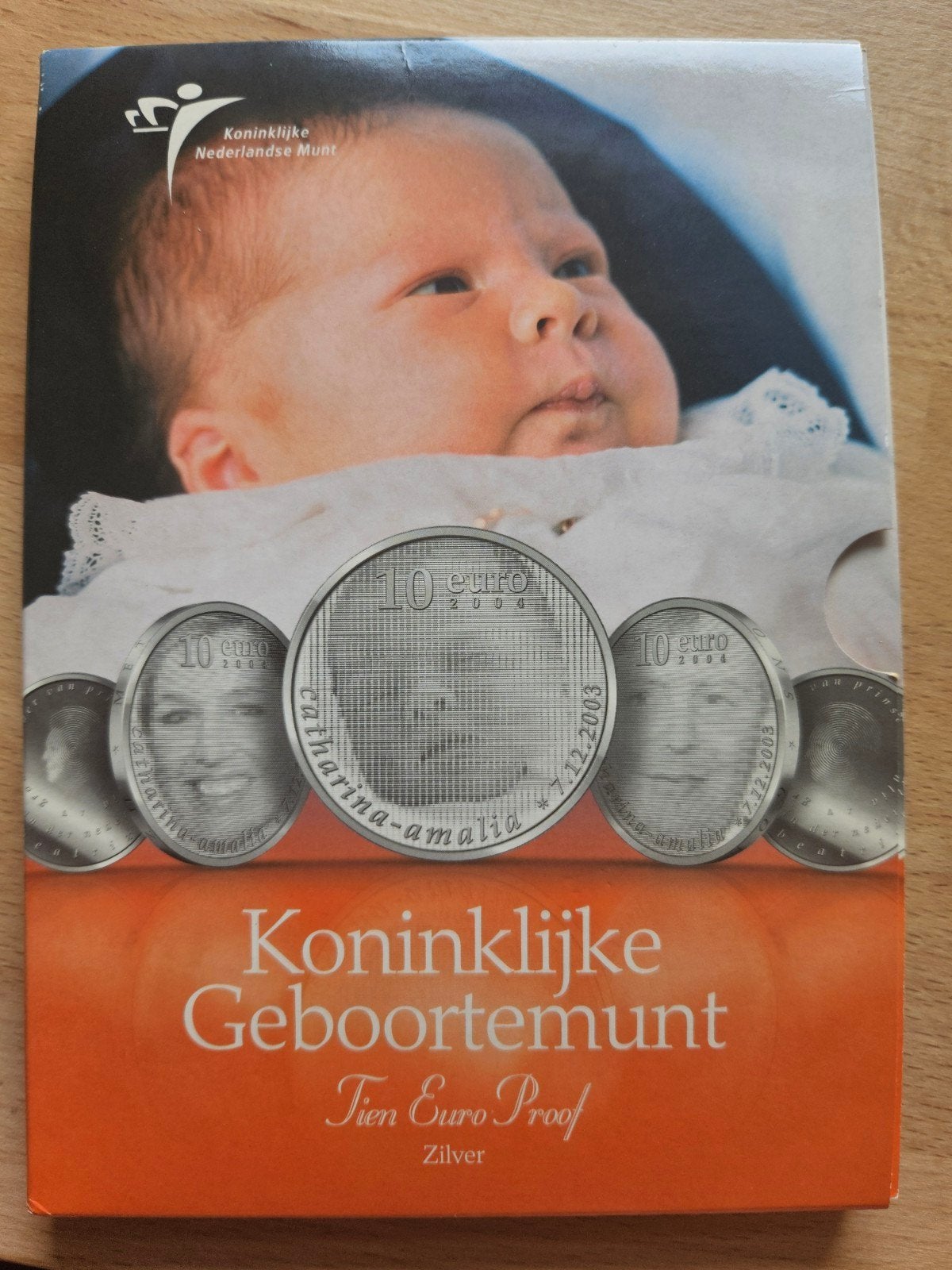Zilveren 10,- Euro 2003 Amalia - Proof, Koningin Beatrix, Zilver, Euro's, Ophalen of Verzenden