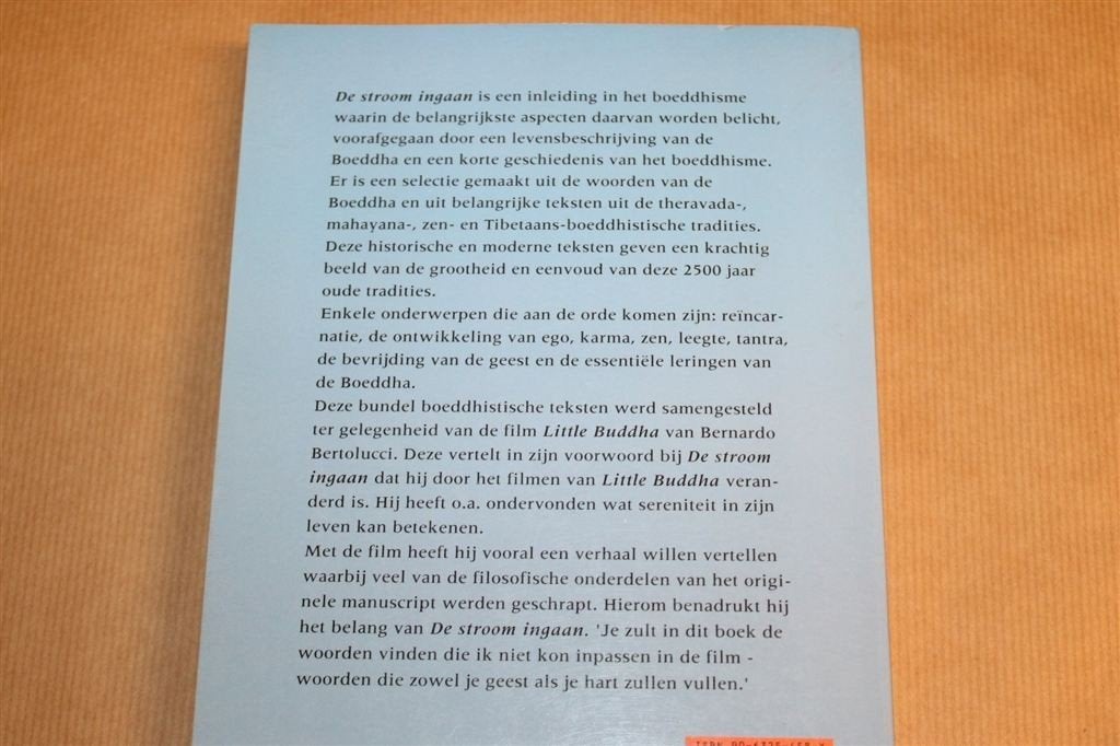 De Stroom Ingaan — Boeddha Leven & Leer 1993, Ophalen of Verzenden, Gelezen, Overige onderwerpen, Achtergrond en Informatie