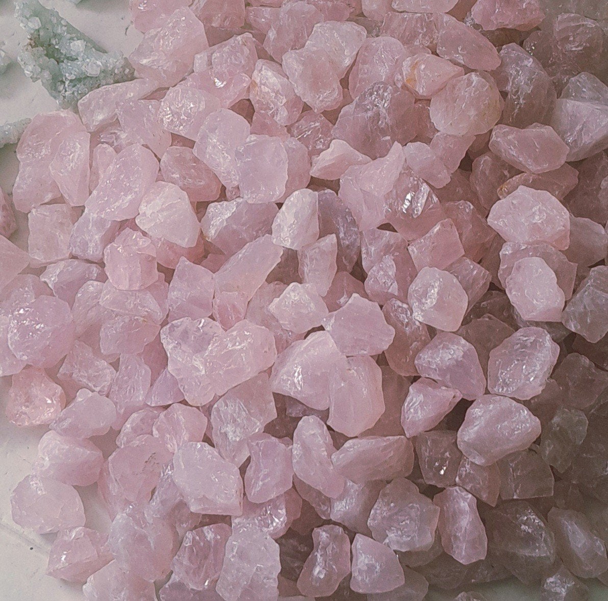 Rozekwarts actie! €1 edelsteen Roze Kwarts edelstenen stenen, Ophalen of Verzenden