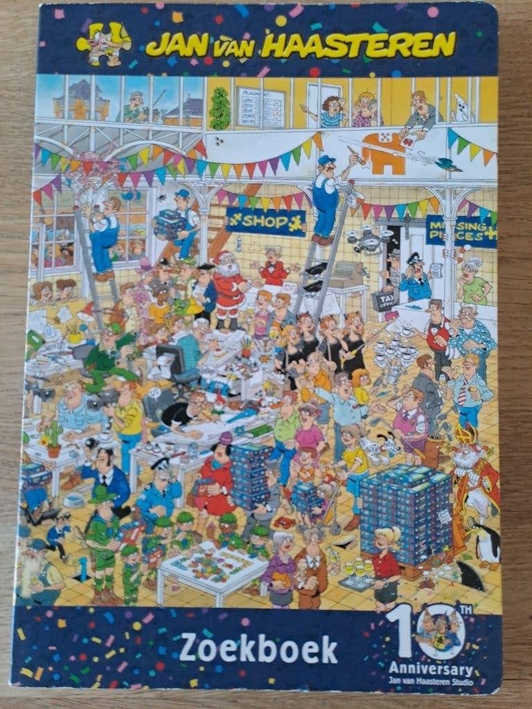 JAN VAN HAASTEREN. ZOEKBOEK. KARTON., Gelezen, Jan van Haasteren, Fictie algemeen, Ophalen of Verzenden