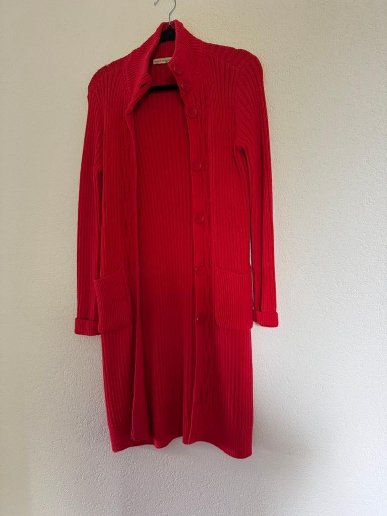 Lang vest Studio Anneloes, Kleding | Dames, Ophalen of Verzenden, Zo goed als nieuw, Maat 34 (XS) of kleiner, Rood